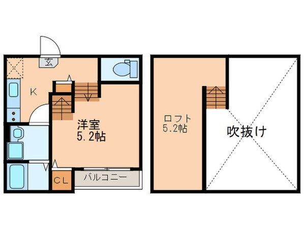 メゾンシュシュの物件間取画像